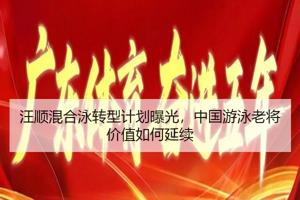 汪顺混合泳转型计划曝光，中国游泳老将价值如何延续